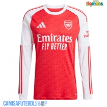 Camisa de time de futebol Arsenal Replicas 1º Equipamento 2025-26 Manga Comprida